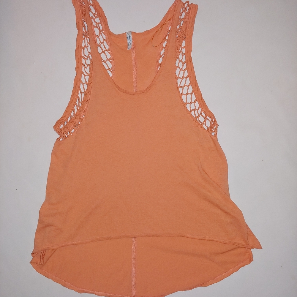 Free people flowy top with braided detail …